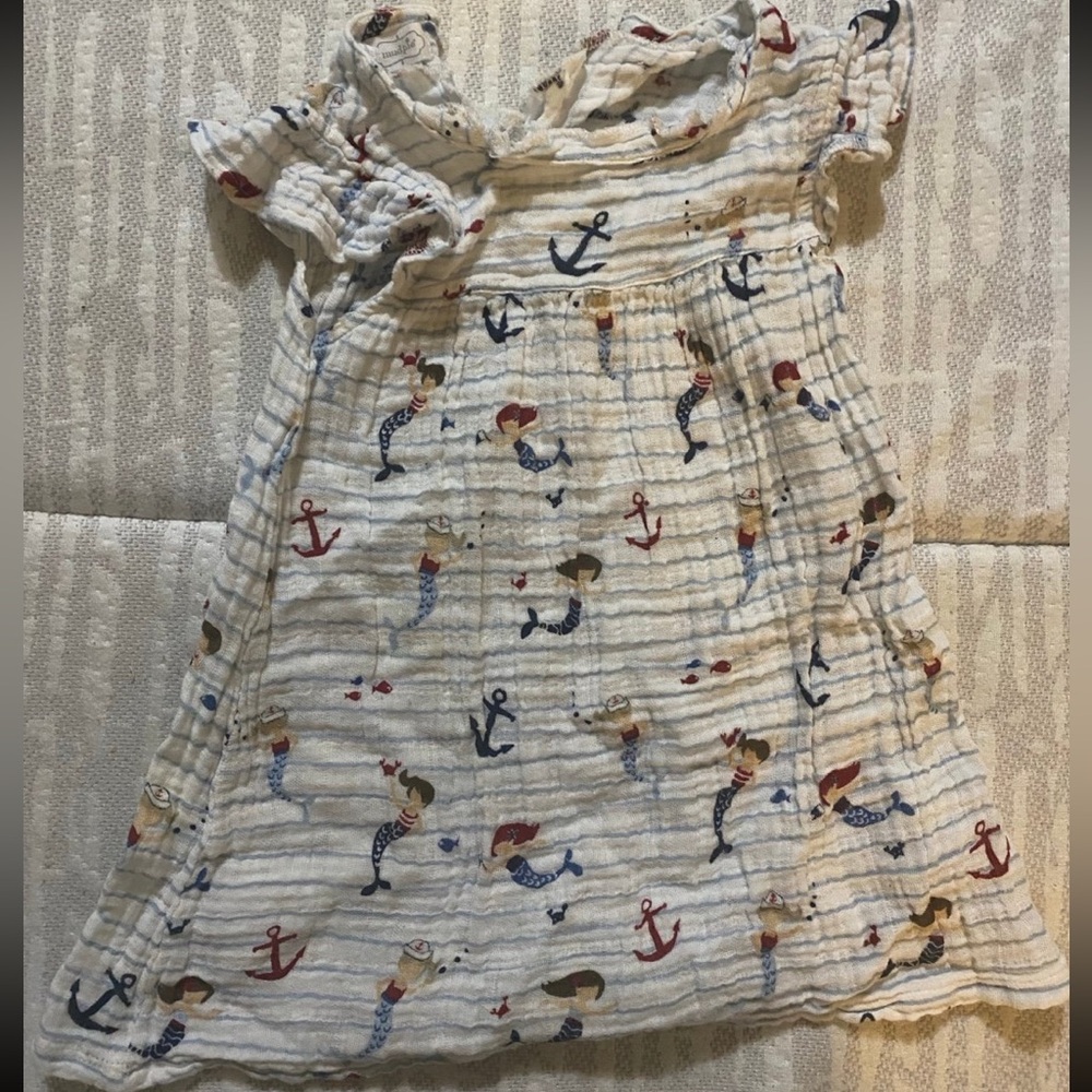 EUC Mud Pie Mermaid Dress Toddler Size 3T